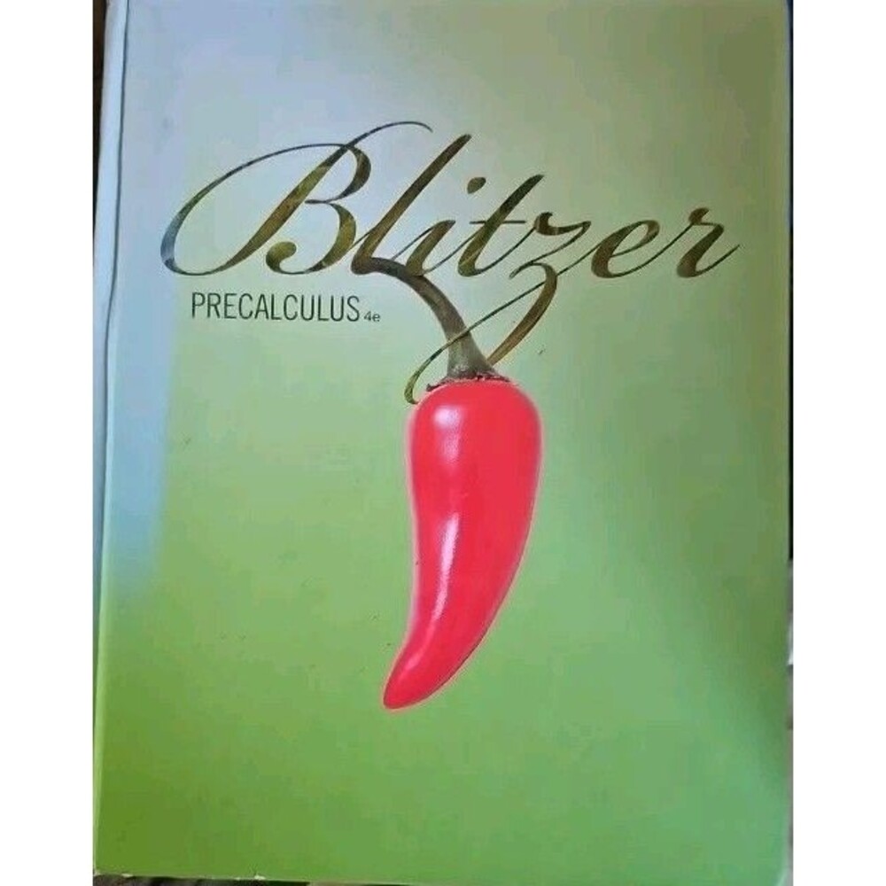 PRECALCULUS By Robert F. Blitzer - Hardcover **Mint Condition**